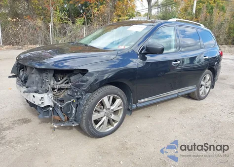 2015 Nissan Pathfinder Platinum from USA, damaged, VIN 5N1AR2MM1FC698138